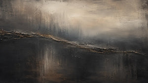 Midnight Shore Seascape Wall Art room scene 1 | Oildeco