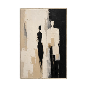 Shadow Pair Figure Wall Art | Oildeco