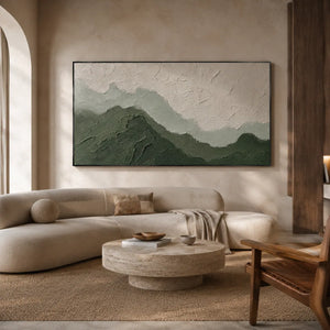 Sage Ridge Textured Wall Art room scene 2 | Oildeco