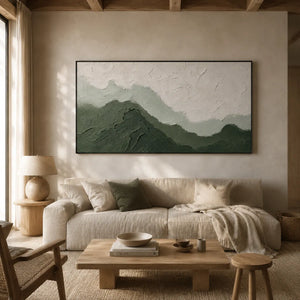 Sage Ridge Textured Wall Art room scene 3 | Oildeco