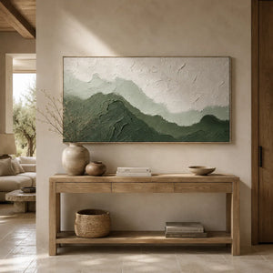 Sage Ridge Textured Wall Art room scene 4 | Oildeco