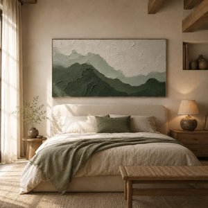 Sage Ridge Textured Wall Art room scene 6 | Oildeco