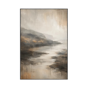 Smoky Valley Landscape Wall Art | Oildeco
