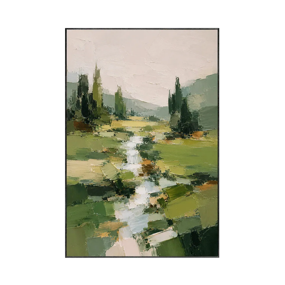 Green Creek Landschaftswandkunst
