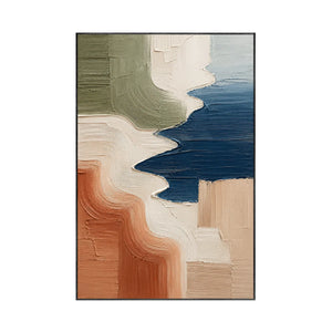 Terra Coast Abstract Wall Art | Oildeco