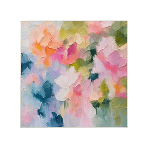 Blush Petal Floral Wall Art | Oildeco