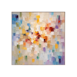 Mosaic Bloom Floral Wall Art | Oildeco