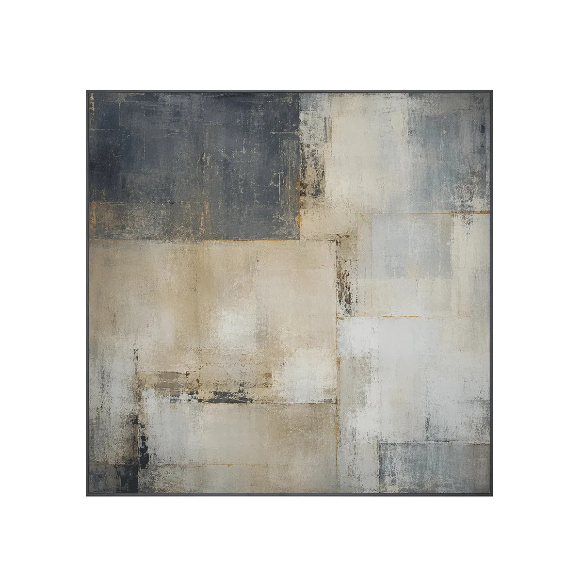 Steinraster Abstrakte Wandkunst