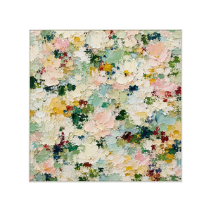 Pastel Meadow Floral Wall Art | OILDECO
