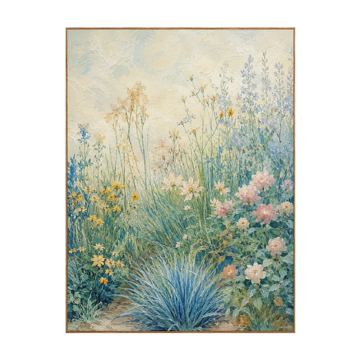 Blue Meadow Botanical Wall Art