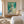 Sun Hat Shore Figure Wall Art displayed in a coastal bedroom retreat | OILDECO