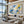 Blue Gold Cloud Abstract Wall Art room scene 4 | Oildeco