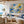 Blue Gold Cloud Abstract Wall Art room scene 5 | Oildeco