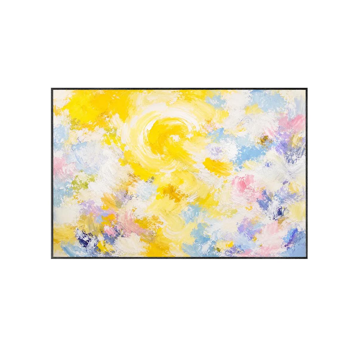 Goldene Spirale Abstrakte Wandkunst