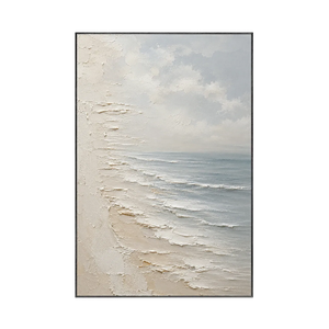Quiet Shore Seascape Wall Art | Oildeco