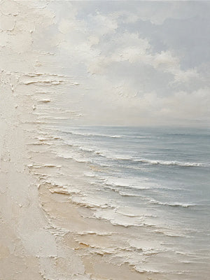 Quiet Shore Seascape Wall Art room scene 7 | Oildeco