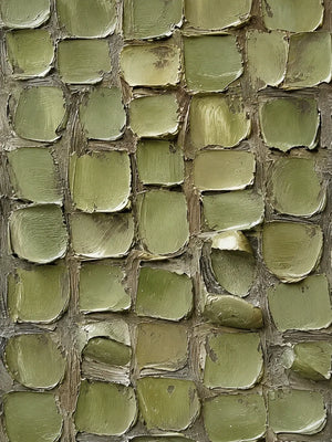 Olive Tile Textured Wall Art room scene 2 | Oildeco