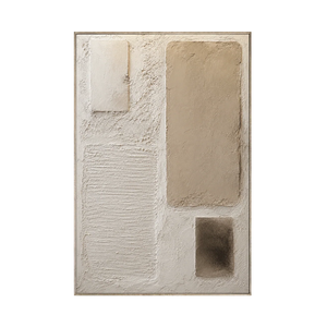 Soft Blocks Textured Wall Art | Oildeco