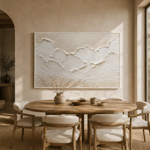 Ivory Ridge Relief Wall Art room scene 3 | Oildeco