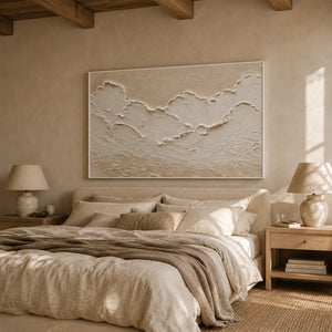 Ivory Ridge Relief Wall Art room scene 4 | Oildeco