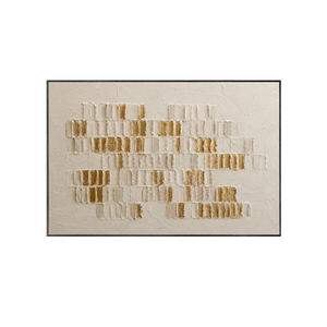Gilded Mosaic Relief Wall Art | Oildeco