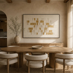 Gilded Mosaic Relief Wall Art room scene 4 | Oildeco