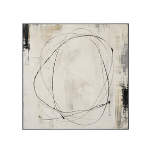 Orbit Line Abstract Wall Art | Oildeco