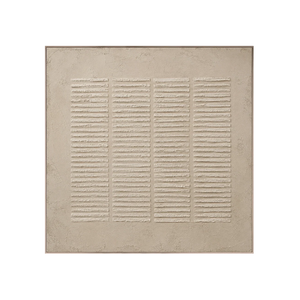 Linen Shutter Textured Wall Art | OILDECO