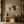 Ochre Patchwork Abstract Wall Art room scene 4 | OILDECO