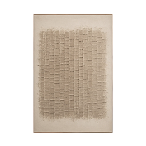 Woven Linen Textured Wall Art | OILDECO
