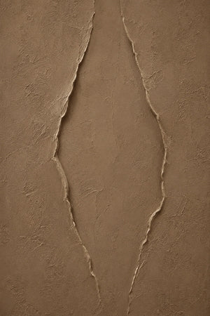Original artwork view of Clay Rift Textured Wall Art | Oildeco