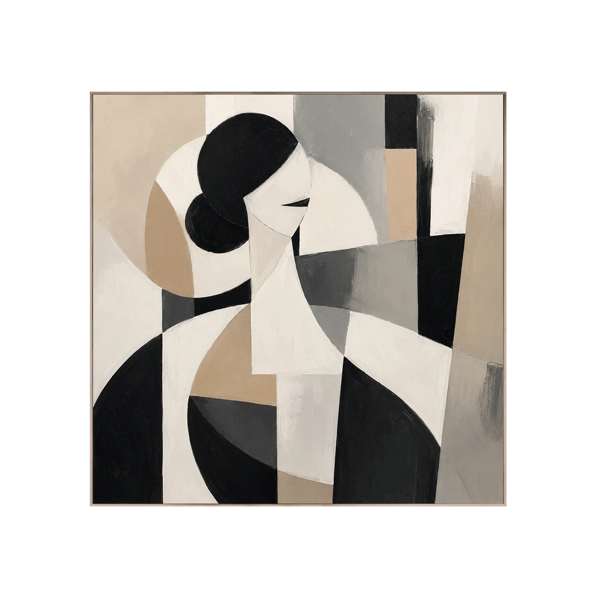 Monochrome Muse Figur Wandkunst