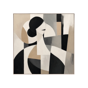 Monochrome Muse Figure Wall Art | OILDECO