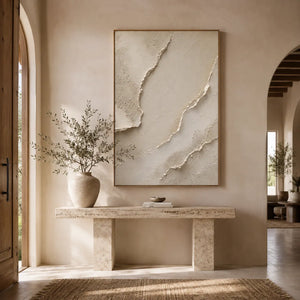 Quiet Plaster Textured Wall Art room scene 3 | Oildeco