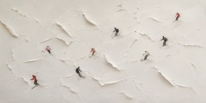 Drift Birds Textured Wall Art room scene 1 | Oildeco