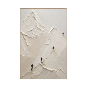 Quiet Summit Textured Wall Art | Oildeco