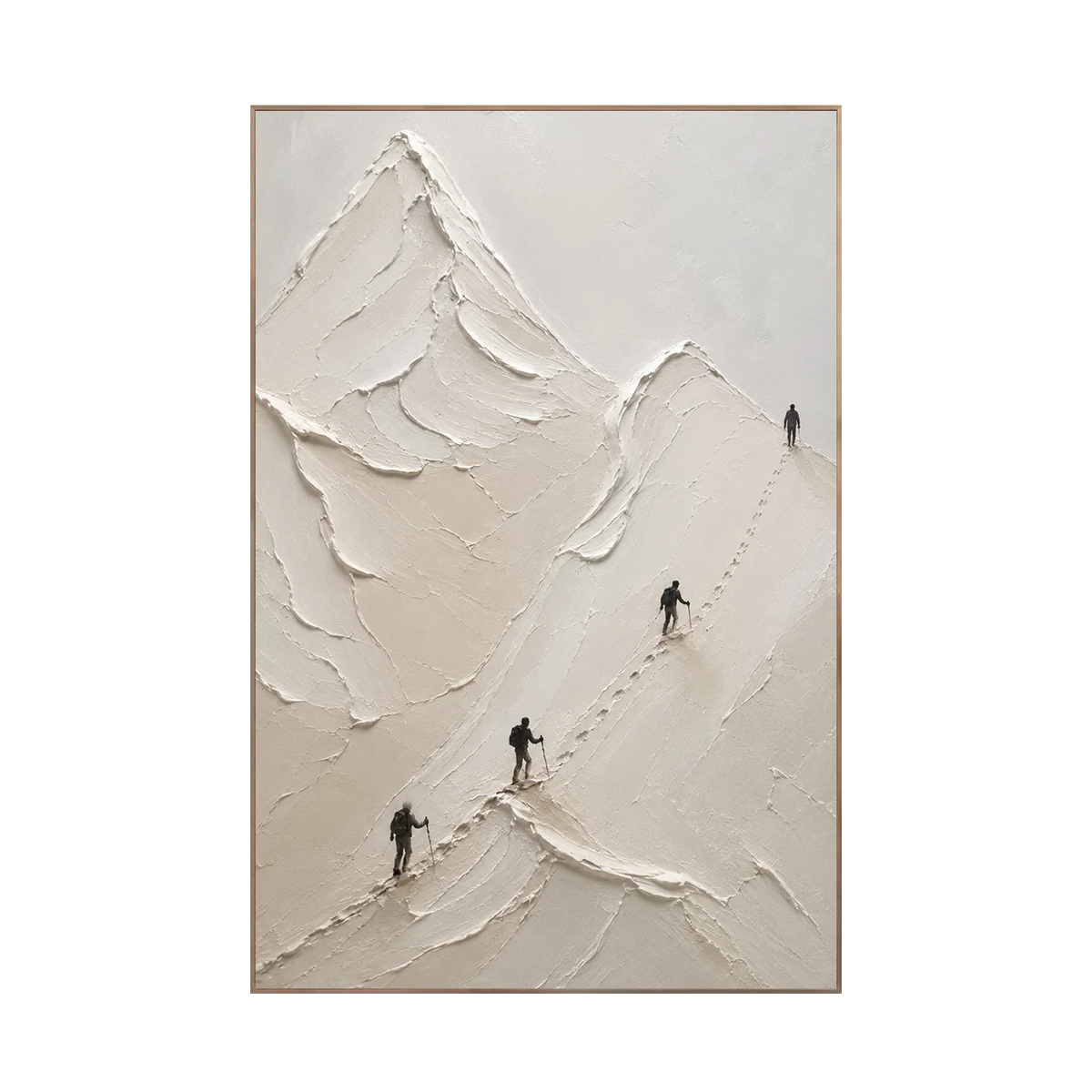 Quiet Summit Textured Wall Art