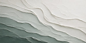 Teal Current Textured Wall Art room scene 1 | Oildeco