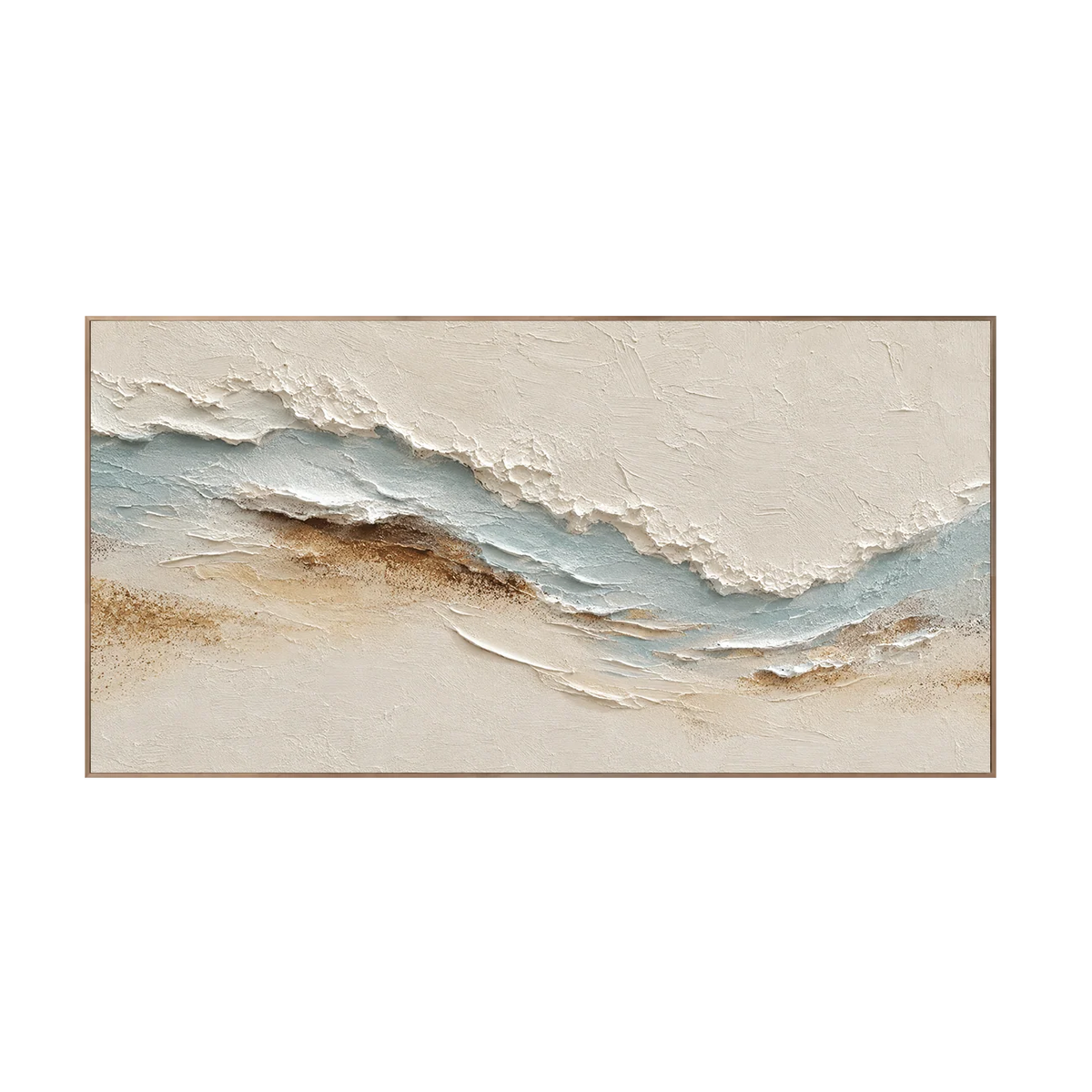 Arte de pared texturizado Sandy Tide