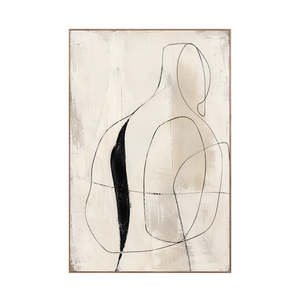 Line Muse Figure Wall Art | Oildeco