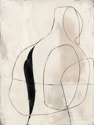 Line Muse Figure Wall Art room scene 1 | Oildeco