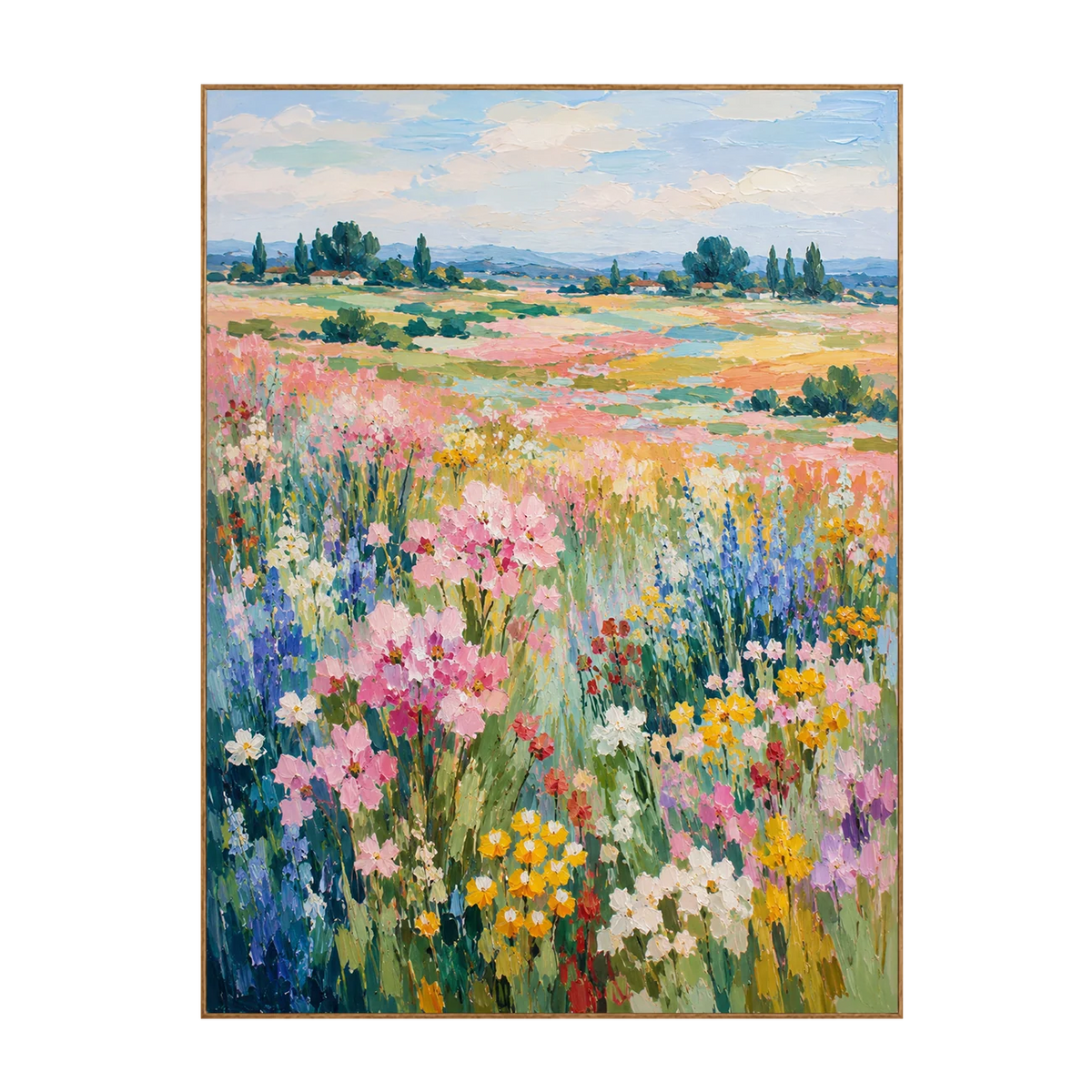 Meadow Glow Floral Wall Art
