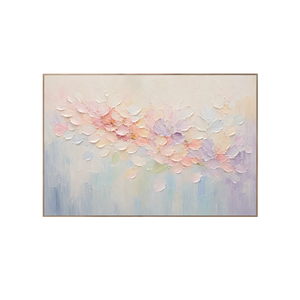 Pastel Garland Floral Wall Art | Oildeco
