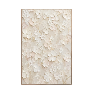 Ivory Garden Relief Wall Art | Oildeco