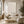 Ivory Garden Relief Wall Art styled in a living room | OILDECO