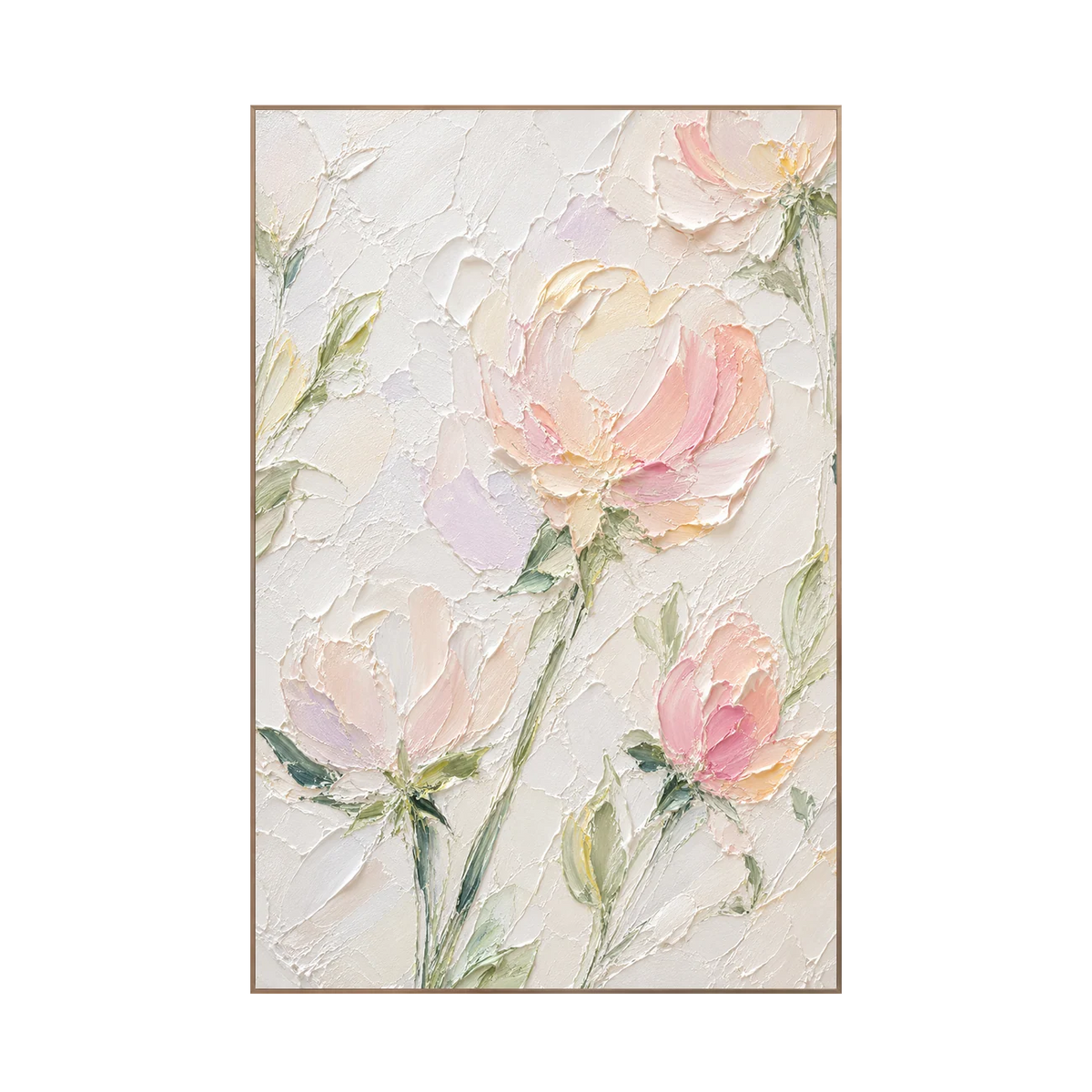 Blush Stem Blumen-Wandbild