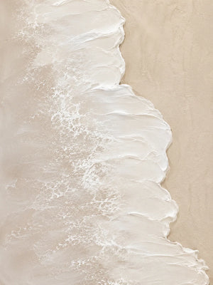 Ivory Cascade Textured Wall Art room scene 2 | Oildeco