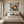 Blue Meadow Bouquet Wall Art room scene 4 | Oildeco
