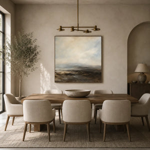 Quiet Shore Landscape Wall Art room scene 4 | Oildeco