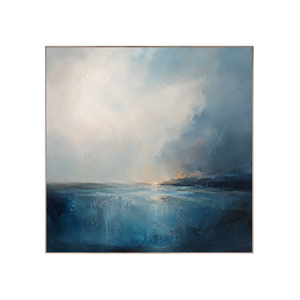 Blue Tide Seascape Wall Art room scene 5 | Oildeco